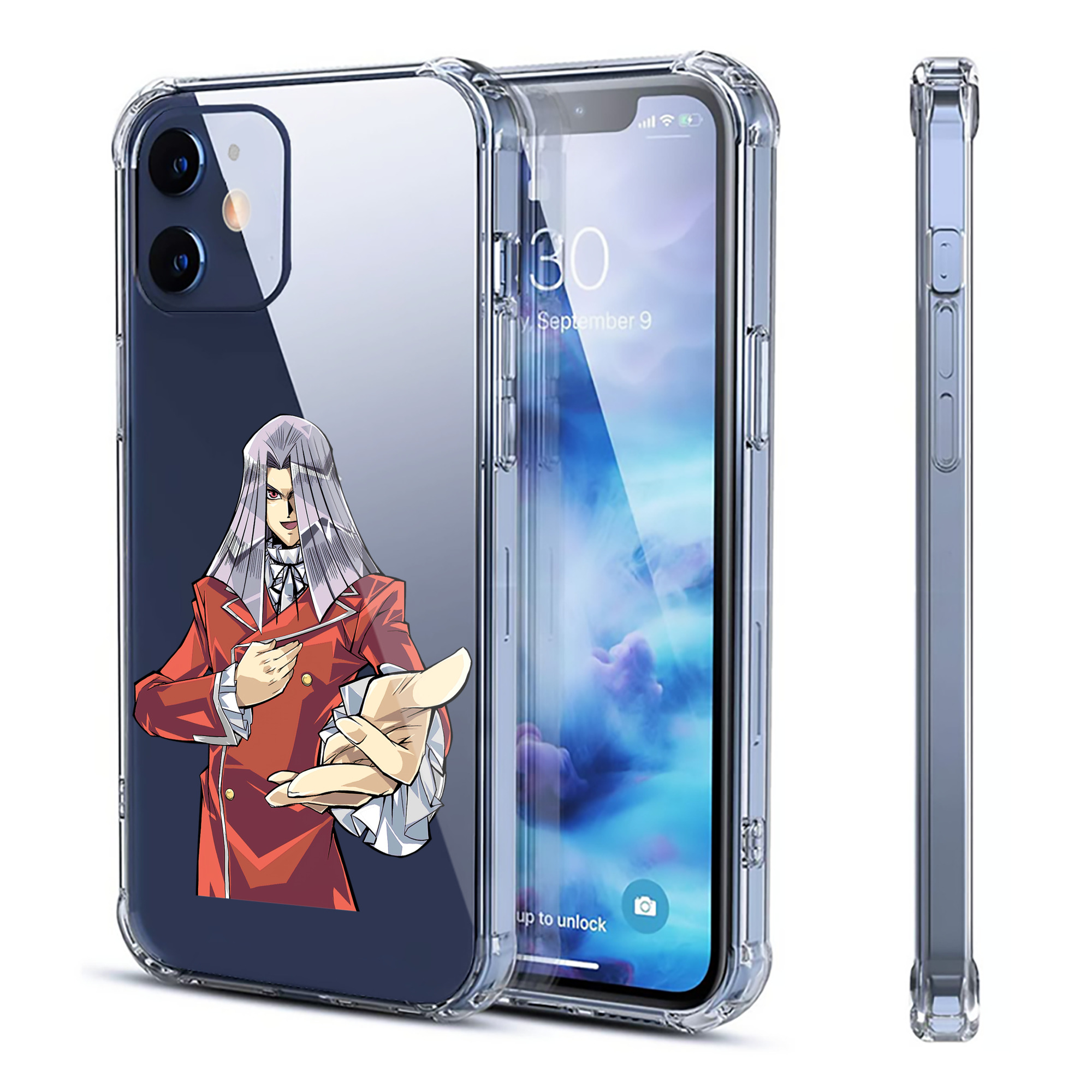 （画像用） 遊☆戯☆王 Yu-Gi-Oh! 【iPhone 12シリーズ対応】透明スマホケース（クリアソフトケース）